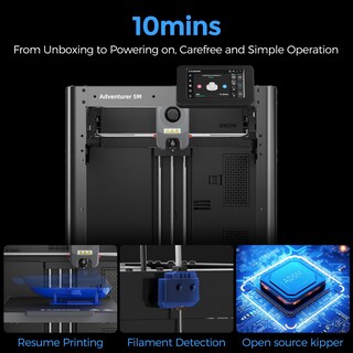 Foto 7 | Impresora 3d Flashforge Adventurer 5m Fdm De Alta Velocidad Con Nivelación Automática - Venta Internacional.
