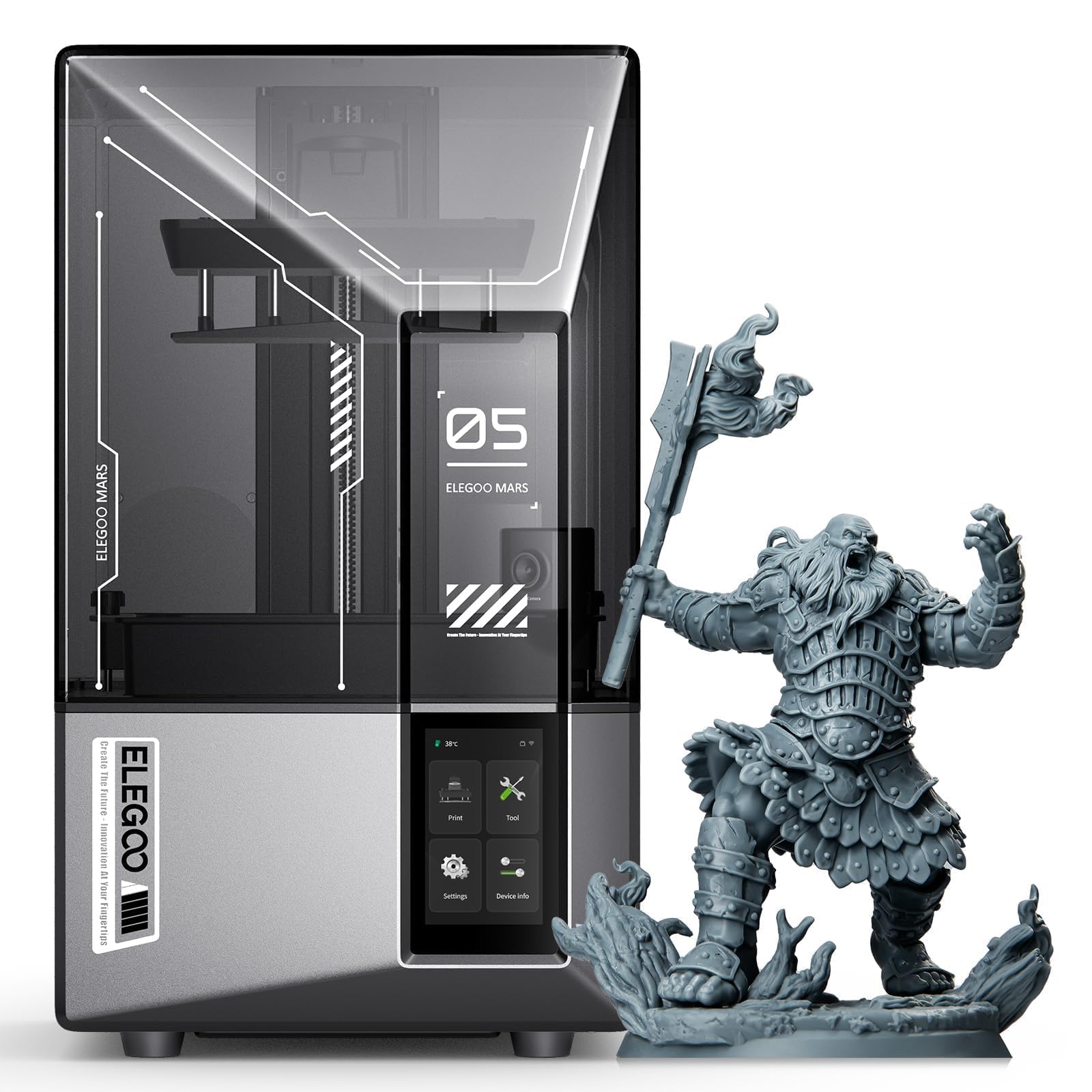 Foto 2 pulgar | Impresora 3d De Resina Elegoo Mars 5 Ultra 9k Wifi De Alta Velocidad 150 Mm/h - Venta Internacional.