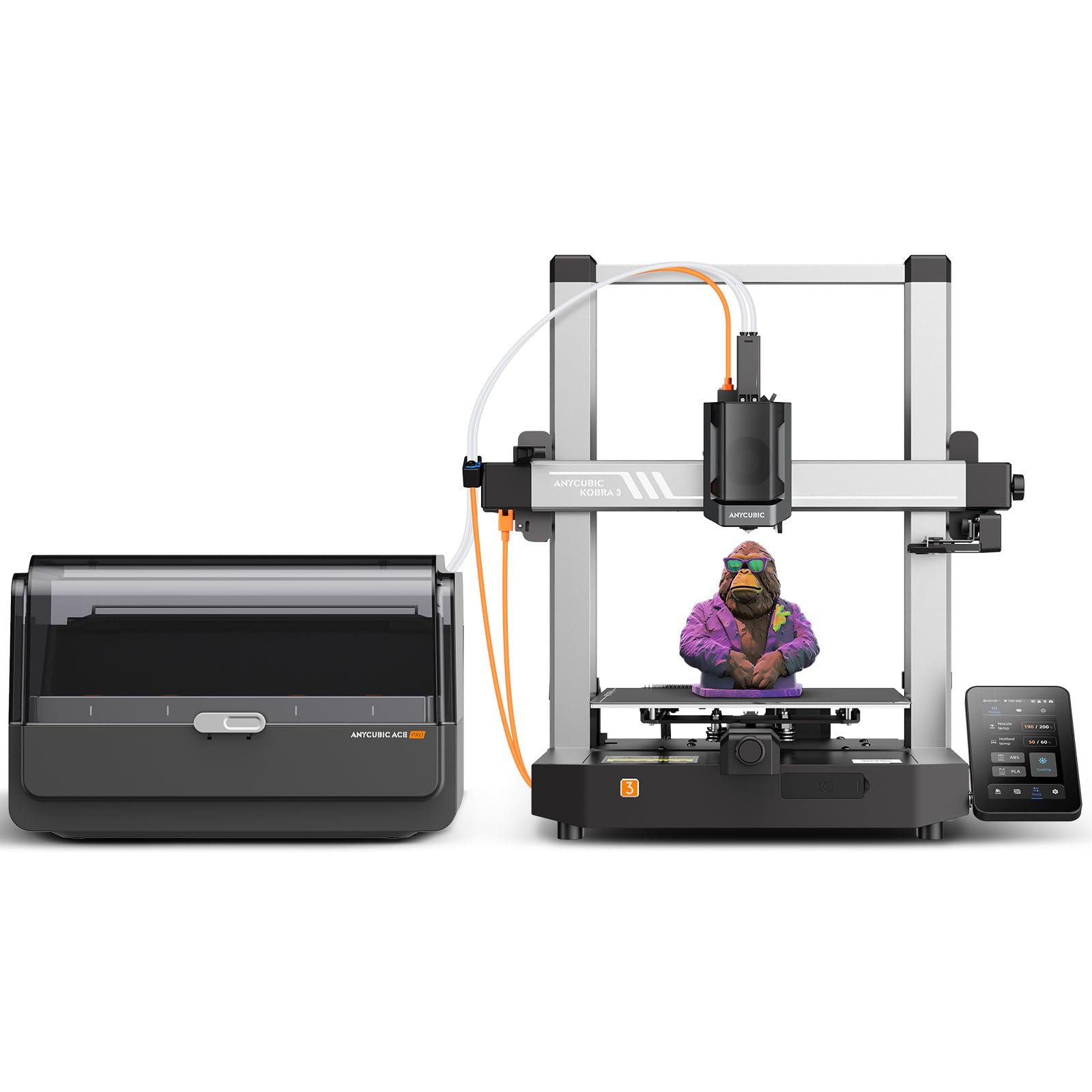 Foto 2 pulgar | Impresora 3d Anycubic Kobra 3 Combo Multicolor Con Ace Pro - Venta Internacional.