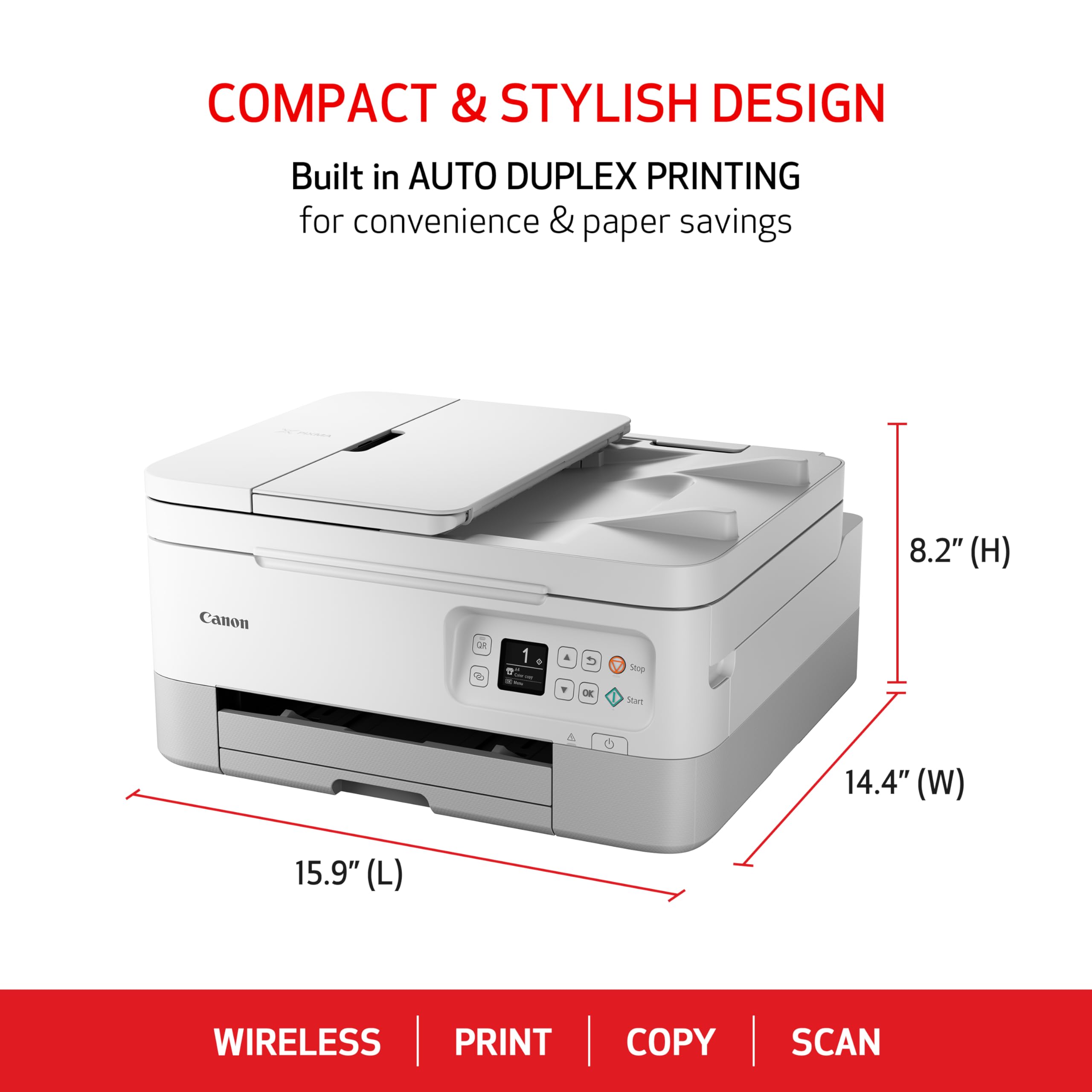 Foto 2 | Impresora Canon Pixma Tr7020a Multifunción Inalámbrica En Color - Venta Internacional.