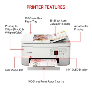 Foto 3 | Impresora Canon Pixma Tr7020a Multifunción Inalámbrica En Color - Venta Internacional.