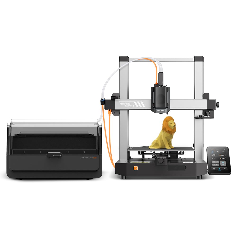 Foto 2 pulgar | Impresora 3d Anycubic Kobra 3 Combo Multicolor 600 Mm/s - Venta Internacional.