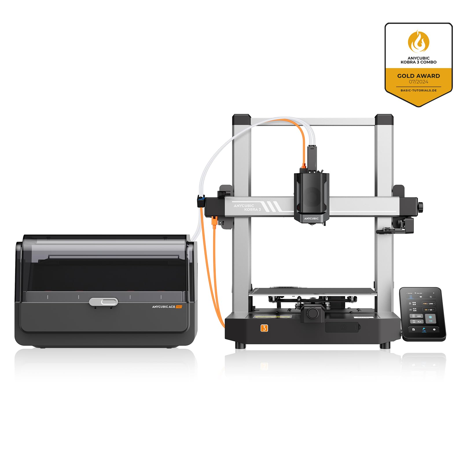 Foto 3 pulgar | Impresora 3d Anycubic Kobra 3 Combo Multicolor 600 Mm/s - Venta Internacional.