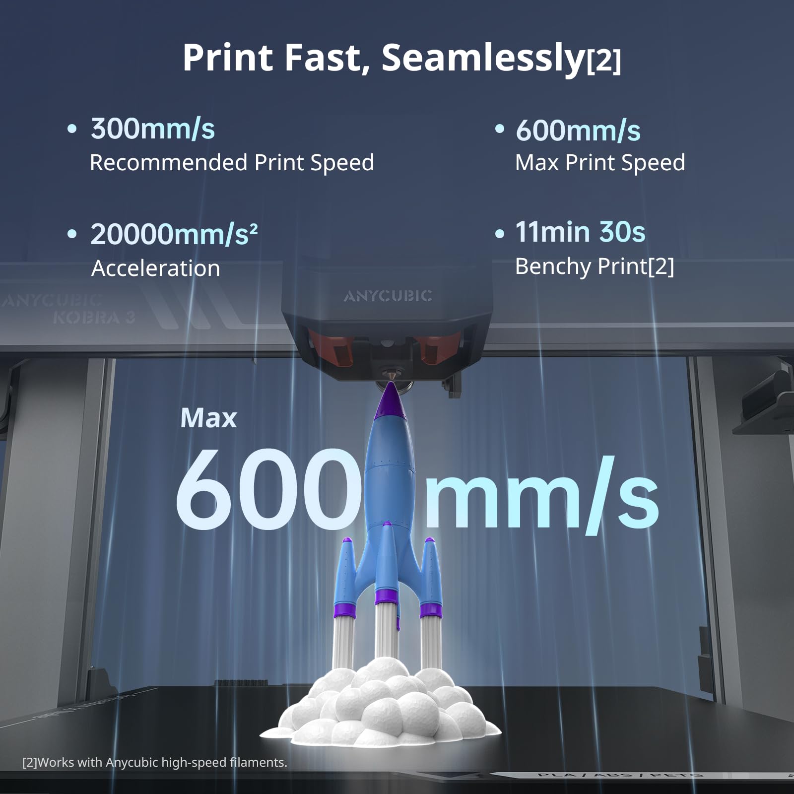 Foto 6 pulgar | Impresora 3d Anycubic Kobra 3 Combo Multicolor 600 Mm/s - Venta Internacional.