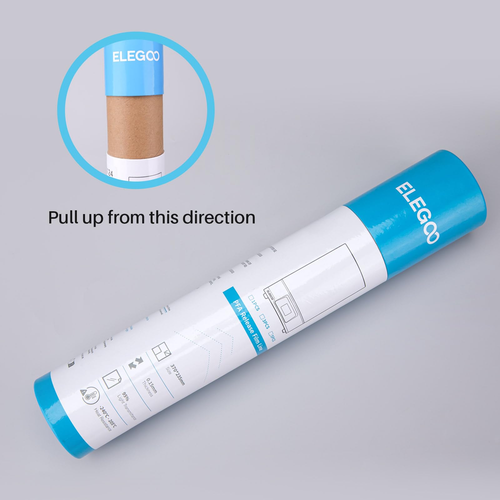 Foto 3 | Pfa Release Liner Film Elegoo Para Impresora 3d De Resina Jupiter Se - Venta Internacional.