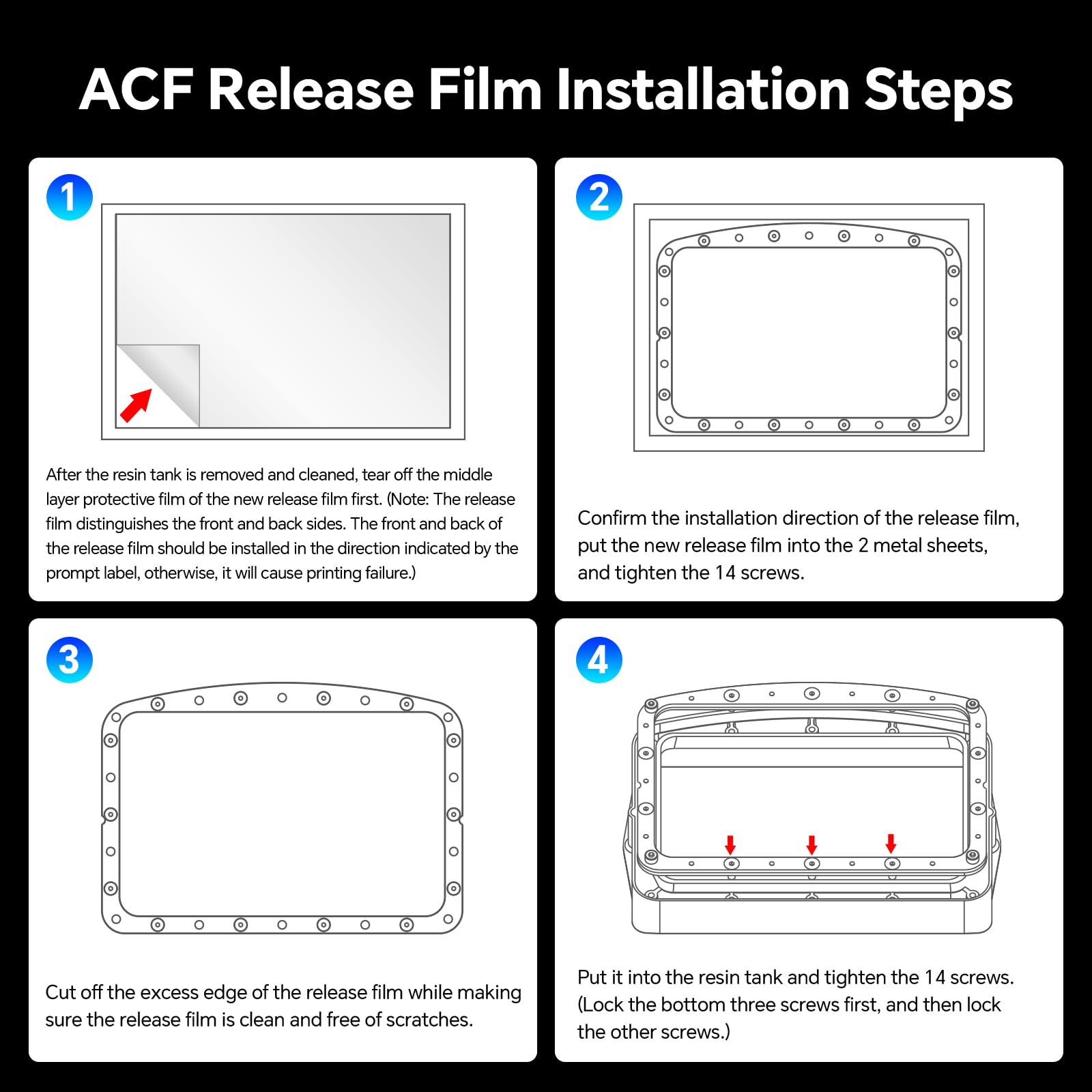Foto 7 | Impresora Acf Release Liner Film Elegoo Mars 4 Ultra 3d De 0,3 Mm - Venta Internacional.
