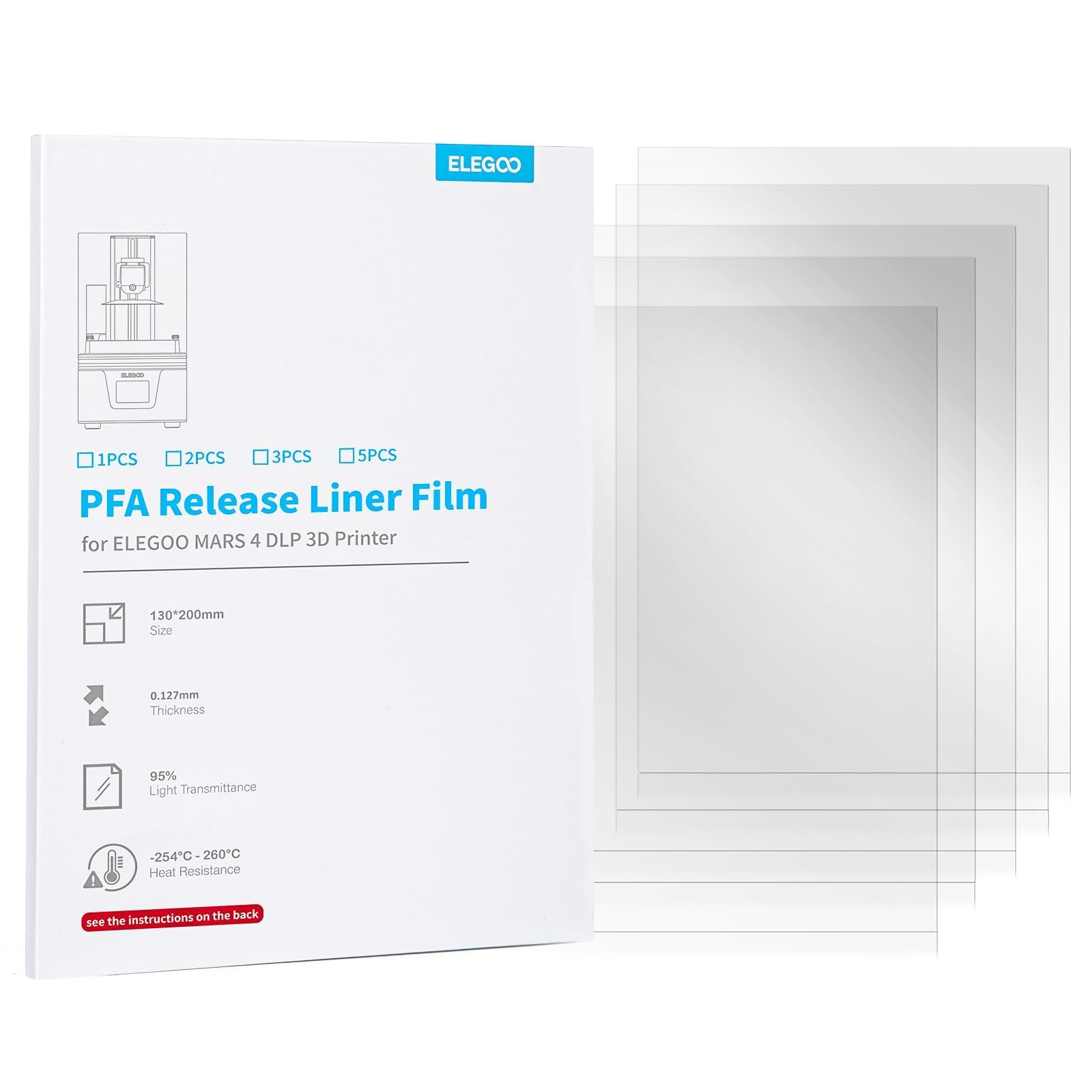 Foto 1 | Lance Liner Film Elegoo Pfa Para La Impresora 3d Mars 4 Dlp - Venta Internacional.