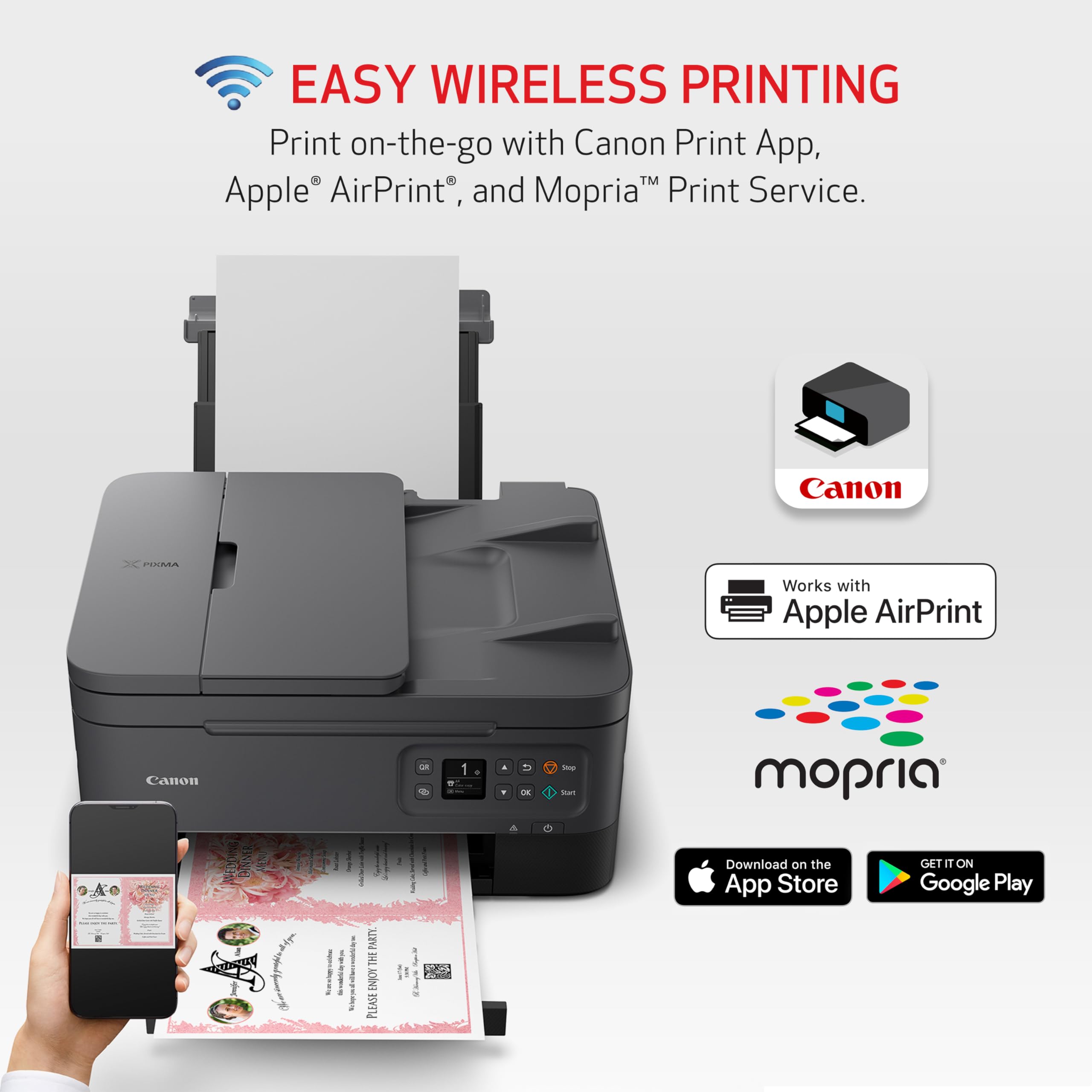 Foto 5 | Impresora Canon Pixma Tr7020a Multifunción Inalámbrica En Color - Venta Internacional.