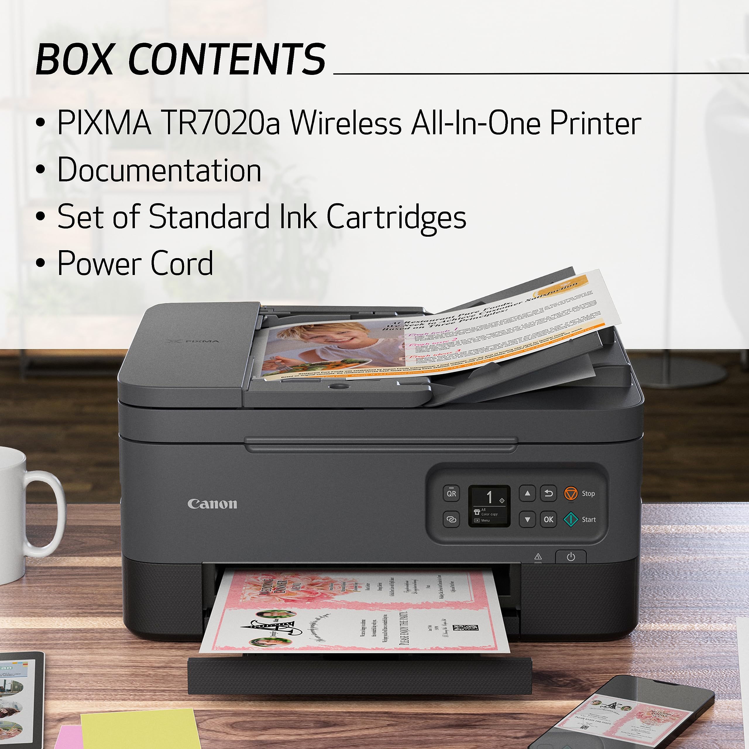Foto 7 | Impresora Canon Pixma Tr7020a Multifunción Inalámbrica En Color - Venta Internacional.