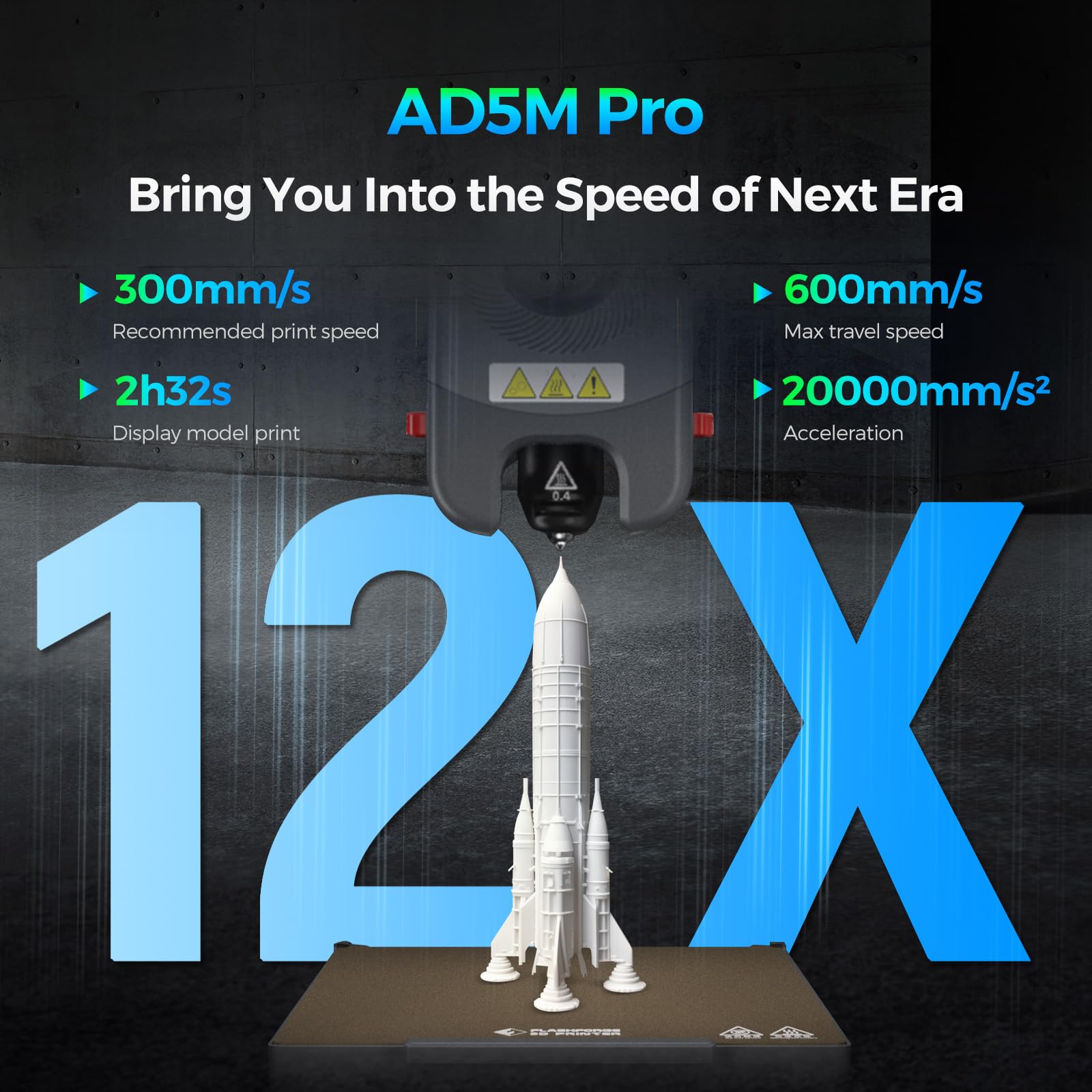 Foto 2 | Impresora 3d Flashforge Adventurer 5m Pro De Alta Velocidad Con Nivelación Automática - Venta Internacional.