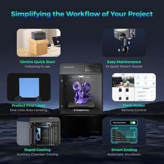 Foto 6 | Impresora 3d Flashforge Adventurer 5m Pro De Alta Velocidad Con Nivelación Automática - Venta Internacional.