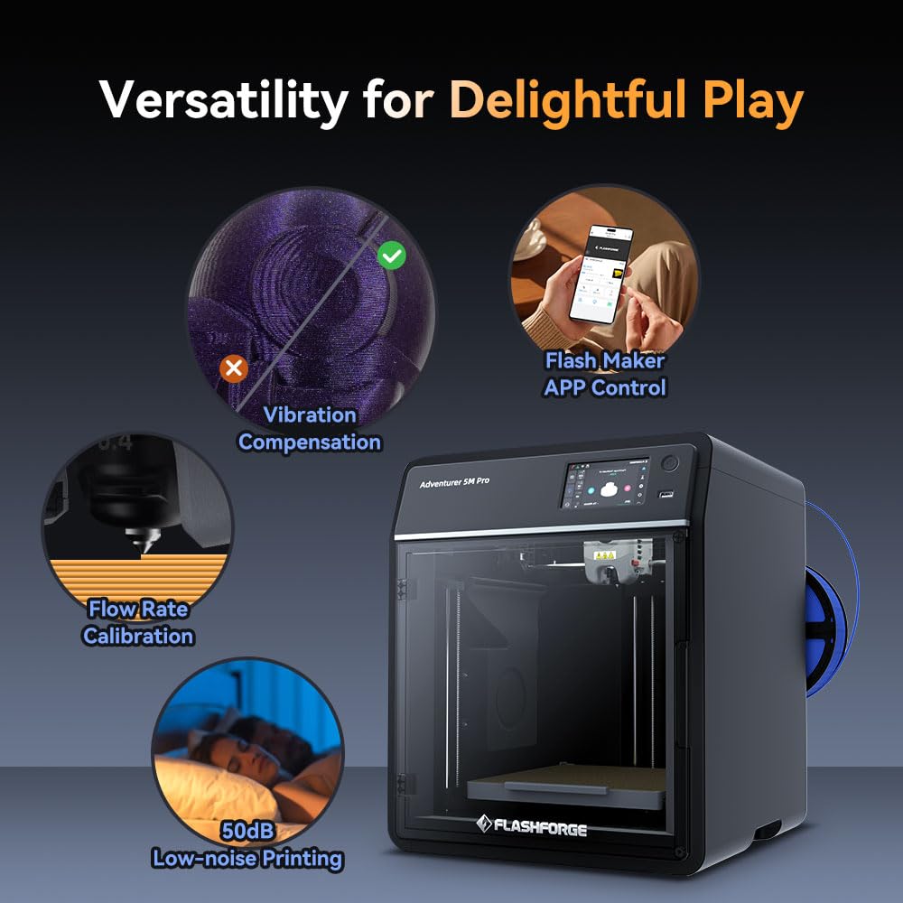 Foto 6 pulgar | Impresora 3d Flashforge Adventurer 5m Pro Con Nivelación Automática - Venta Internacional.