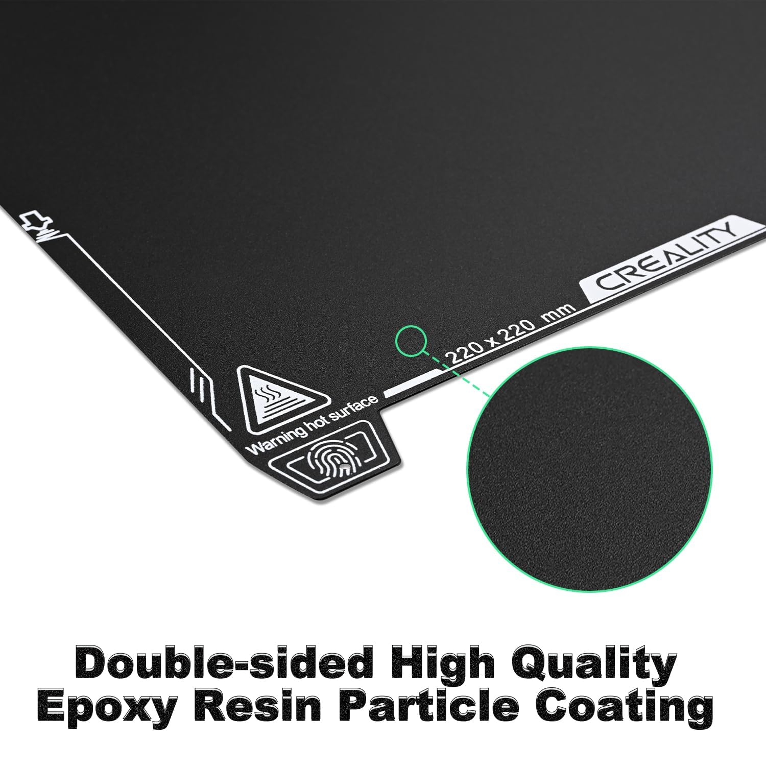 Foto 3 pulgar | Placa Magnética Creality Pei Flexible 235x235mm Para Ender 3 / K1 Y Más | Superficie Texturizada Alta Adherencia