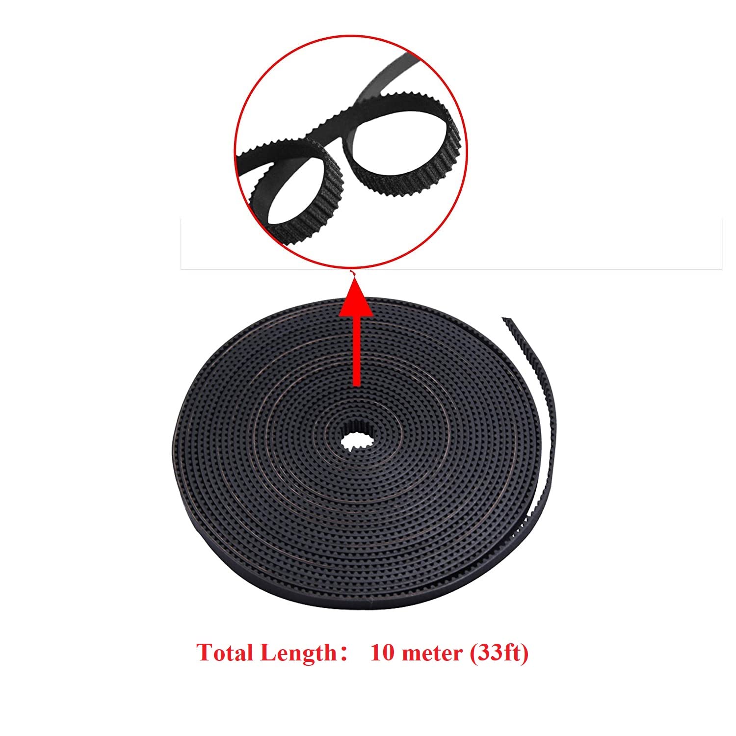 Foto 3 pulgar | Cinturón De Impresora 3d Hictop Gt2 De 10 M Para Creality Ender 3/5 Cr-10 - Venta Internacional.