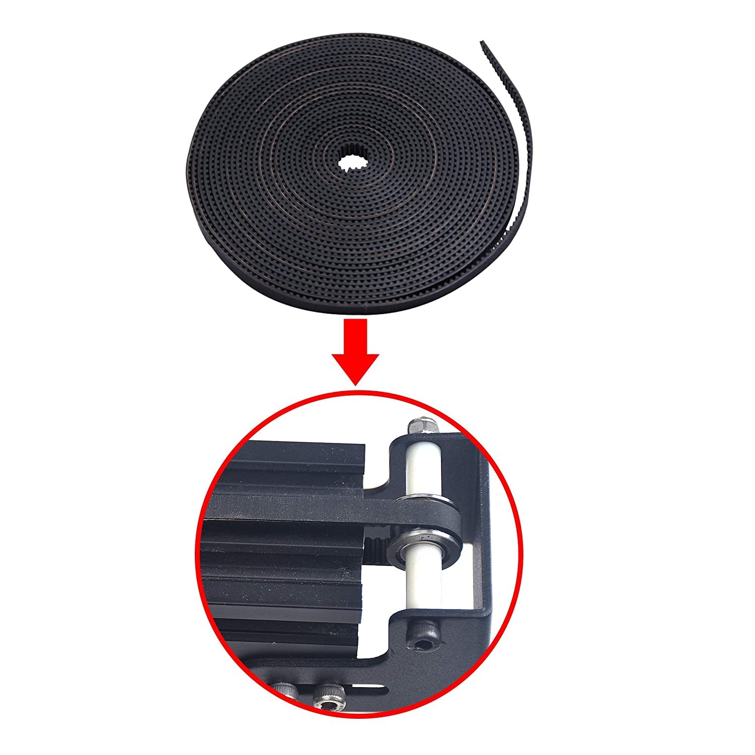 Foto 4 pulgar | Cinturón De Impresora 3d Hictop Gt2 De 10 M Para Creality Ender 3/5 Cr-10 - Venta Internacional.
