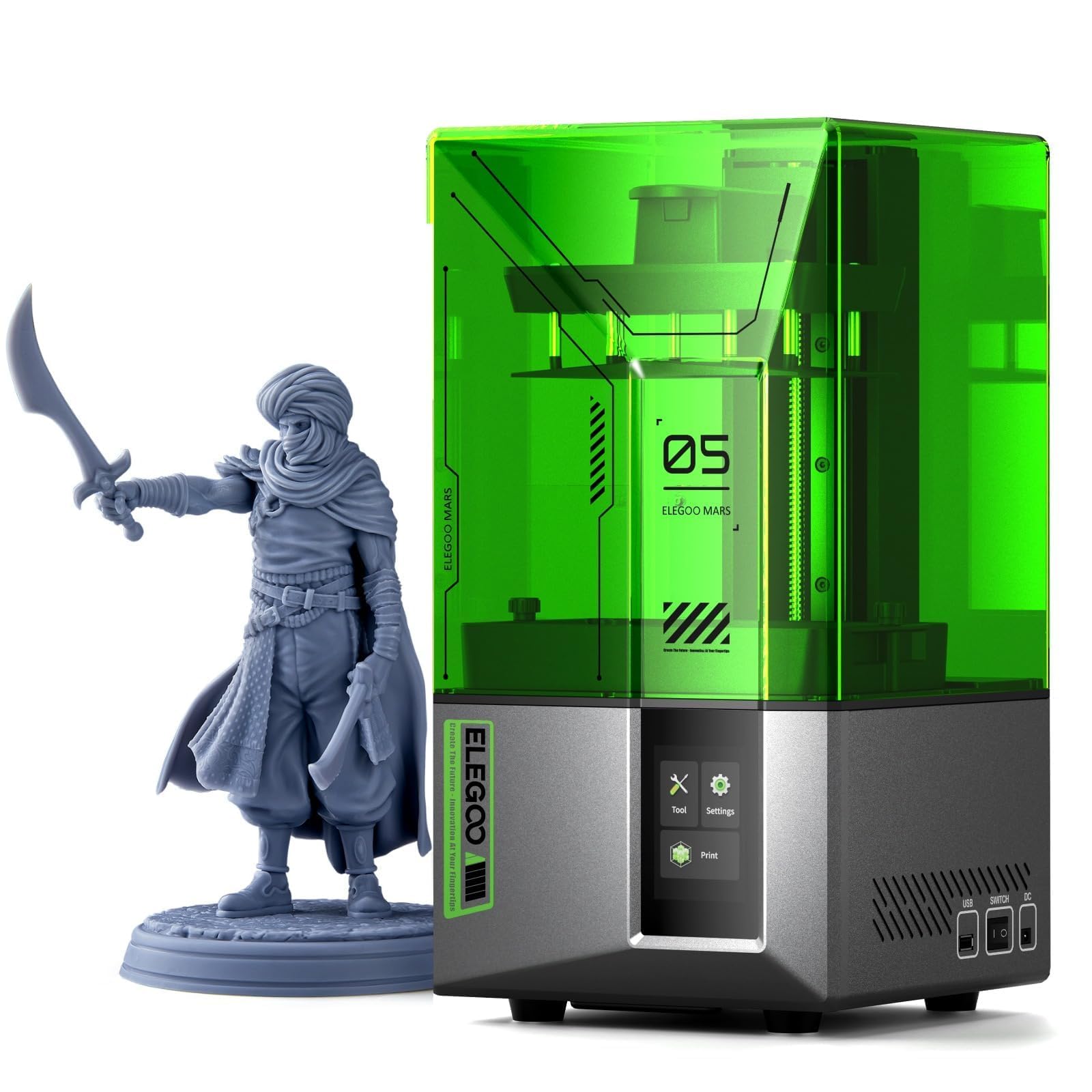 Foto 2 pulgar | Impresora 3d Elegoo Mars 5 Msla Resina 4k Lcd 15 X 14 X 9 Cm - Venta Internacional.