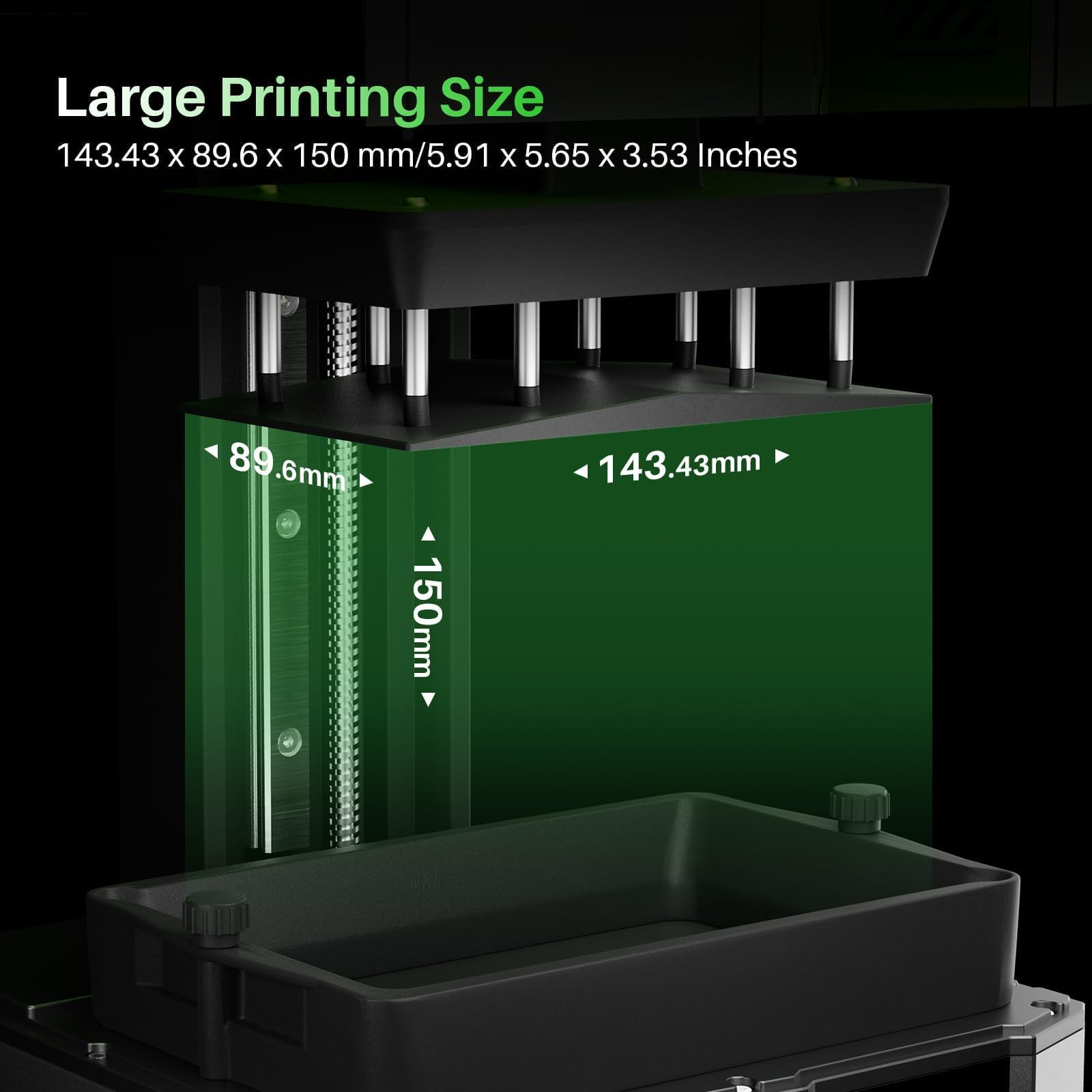 Foto 7 pulgar | Impresora 3d Elegoo Mars 5 Msla Resina 4k Lcd 15 X 14 X 9 Cm - Venta Internacional.