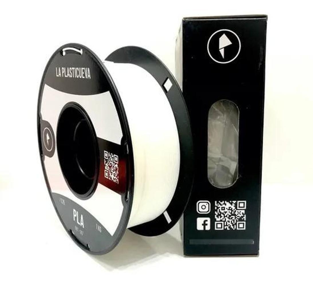 Filamento para Impresora 3D La Plasticueva color Blanco 1 kg 1.75 mm $2,865