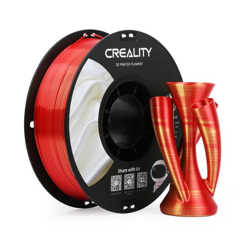 Filamento Creality Cr-silk Seda Metálicos Rojo/dorado $699