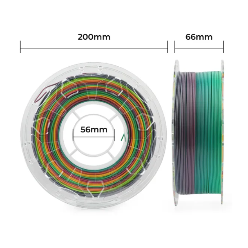 Foto 4 | Creality Filamento Cr-pla 1kg Arcoíris Multicolor