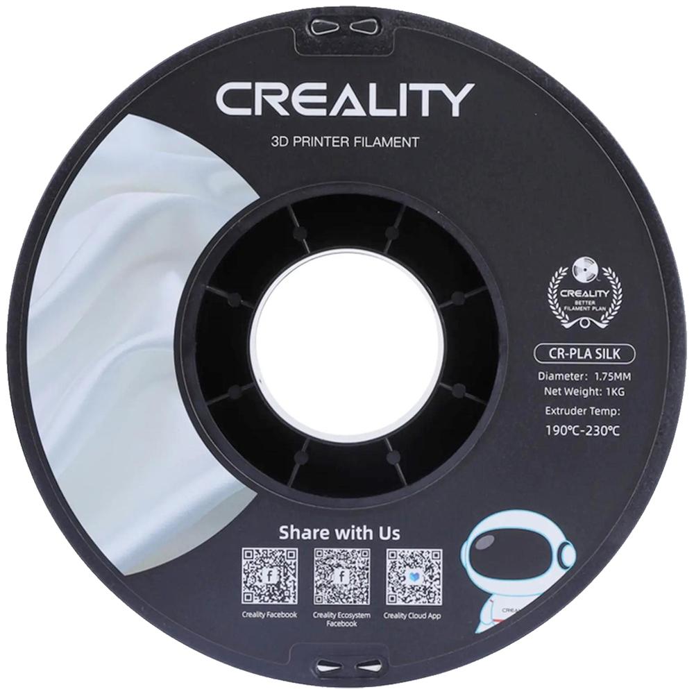 Foto 3 pulgar | Filamento Creality Cr-silk Rollo 1.75mm 1kg Ender-3 Cr-10s Cr-6 Se Blanco