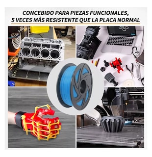 Foto 4 | Filamento Pla de 1,75 mm Precisión Dimensional de +/- 0,02 Azul Belug