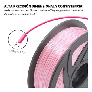 Foto 2 | Filamento Pla de 1,75 mm Precisión Dimensional de +/- 0,02 Rosa Belug