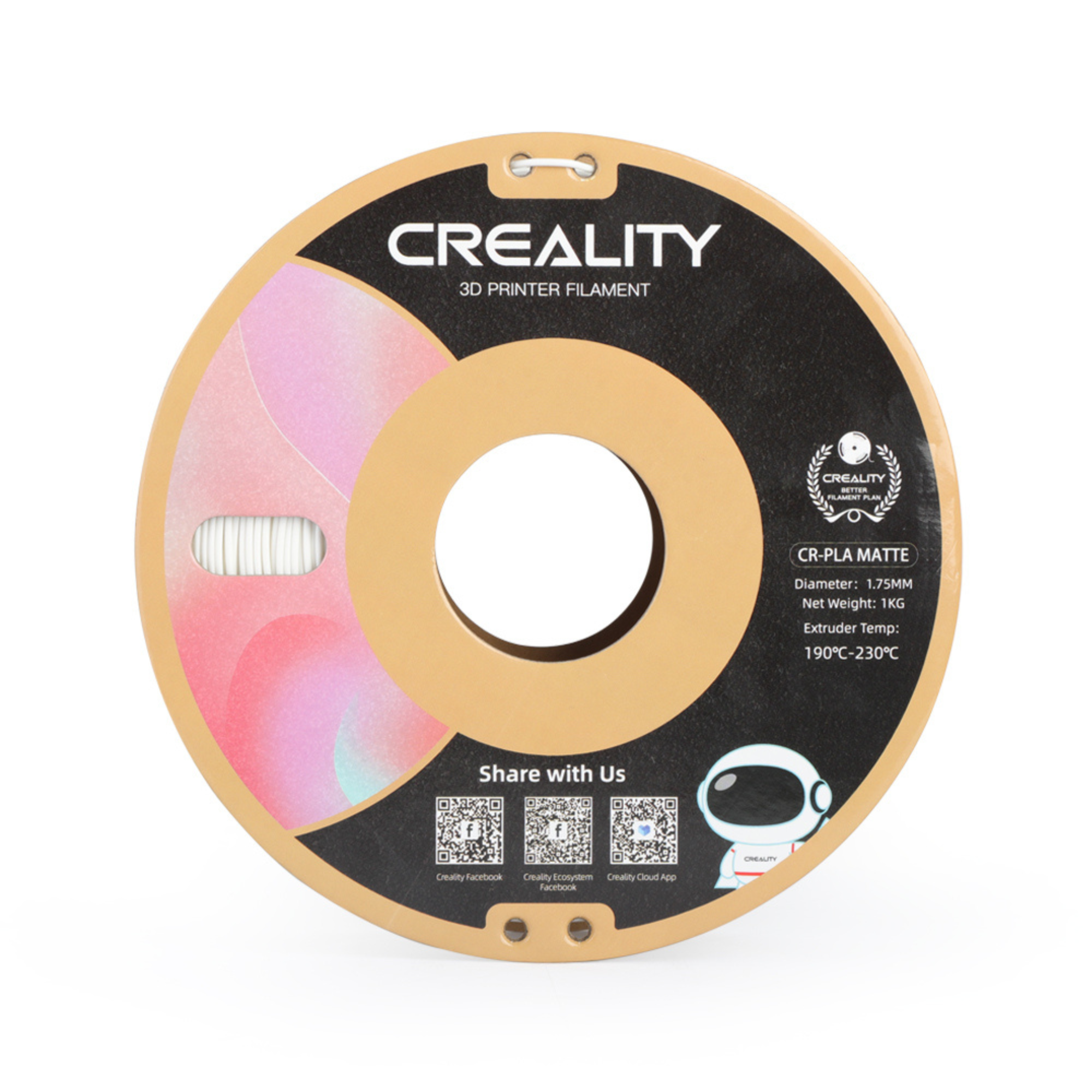 Foto 4 pulgar | Creality Filamento Cr-pla Mate 1,75mm 1kg Rojo