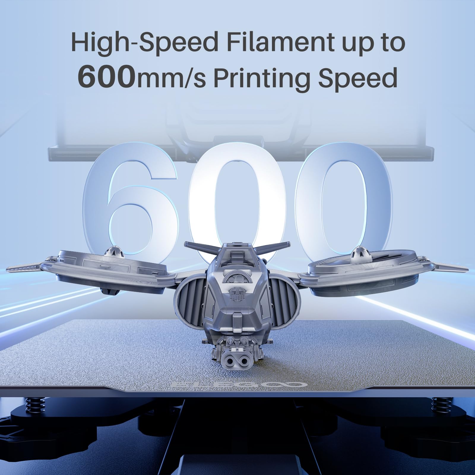 Foto 3 pulgar | Filamento Para Impresora 3d Elegoo Rapid Pla Plus De 1,75 Mm Gris, 1 Kg - Venta Internacional.
