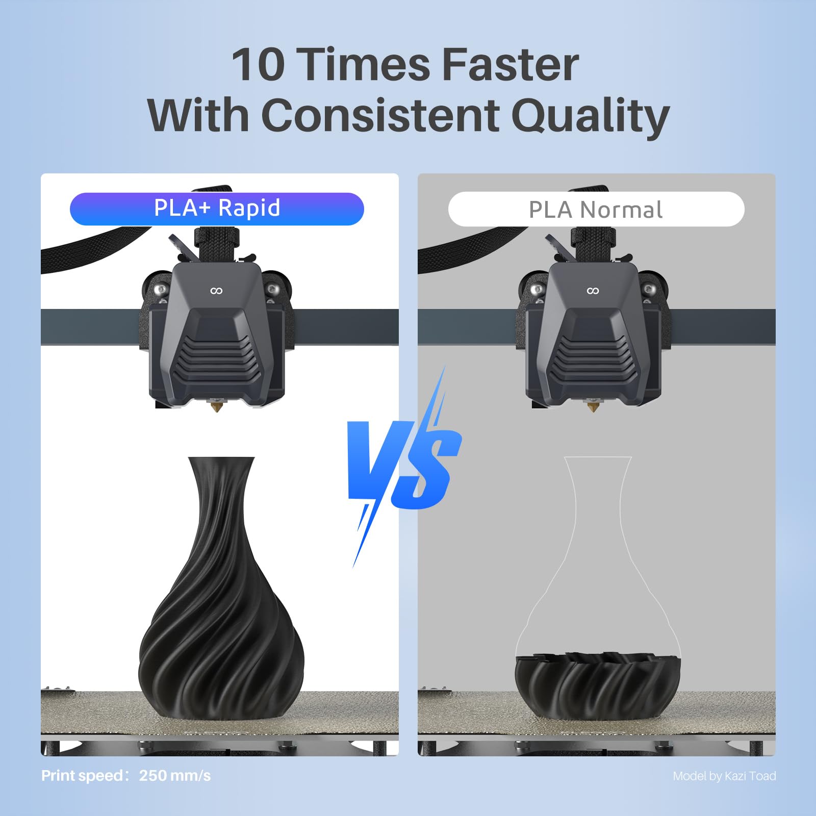 Foto 4 pulgar | Filamento Para Impresora 3d Elegoo Rapid Pla Plus De 1,75 Mm Gris, 1 Kg - Venta Internacional.