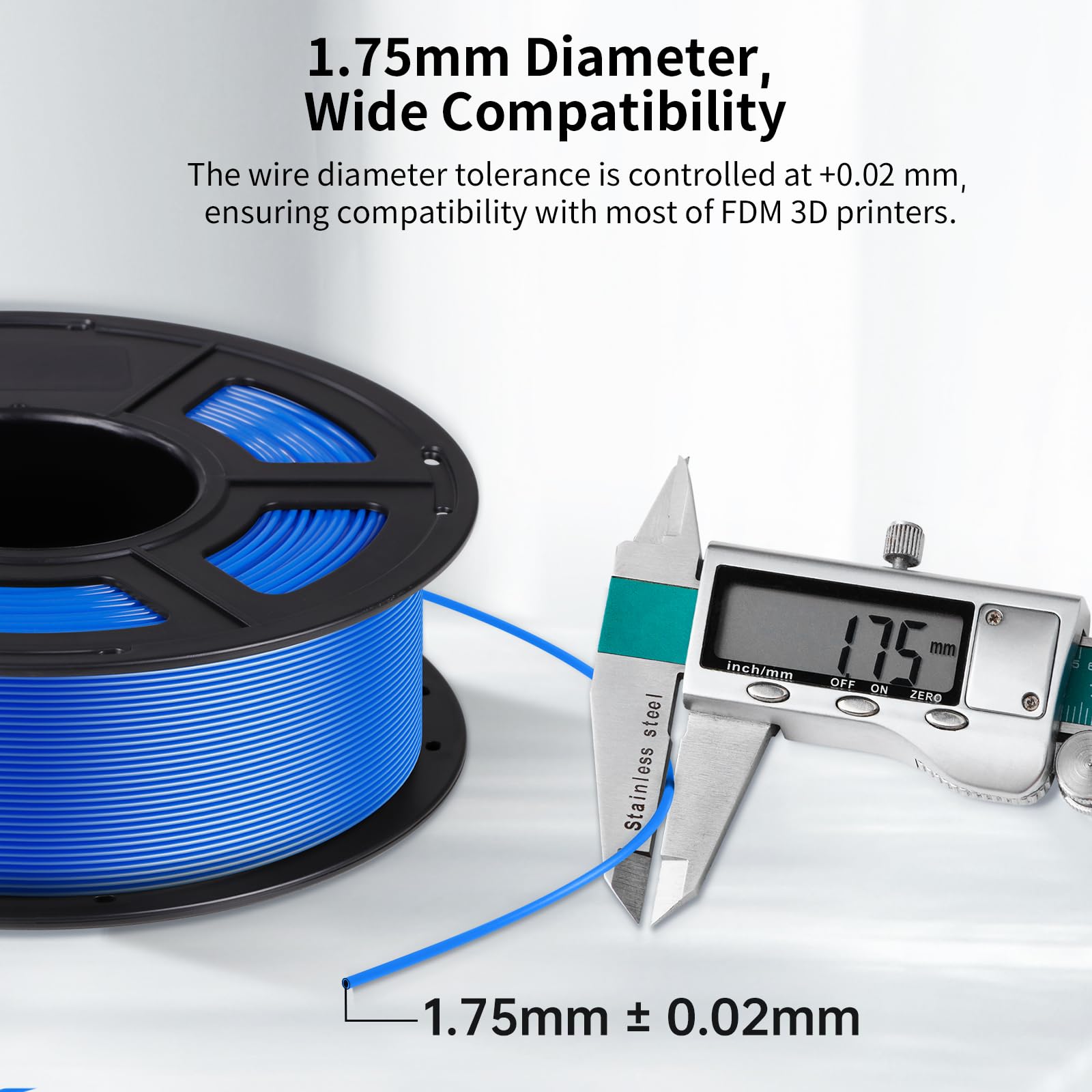 Foto 6 pulgar | Filamento Para Impresora 3d Anycubic Petg De 1,75 Mm, Bobina De 1 Kg, Azul - Venta Internacional.