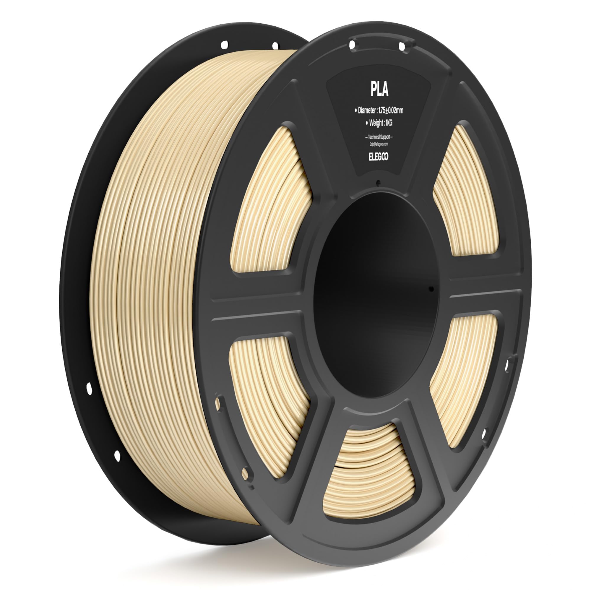 Foto 1 | Filamento Para Impresora 3d Elegoo Pla De 1,75 Mm, Color Beige, 1 Kg - Venta Internacional.