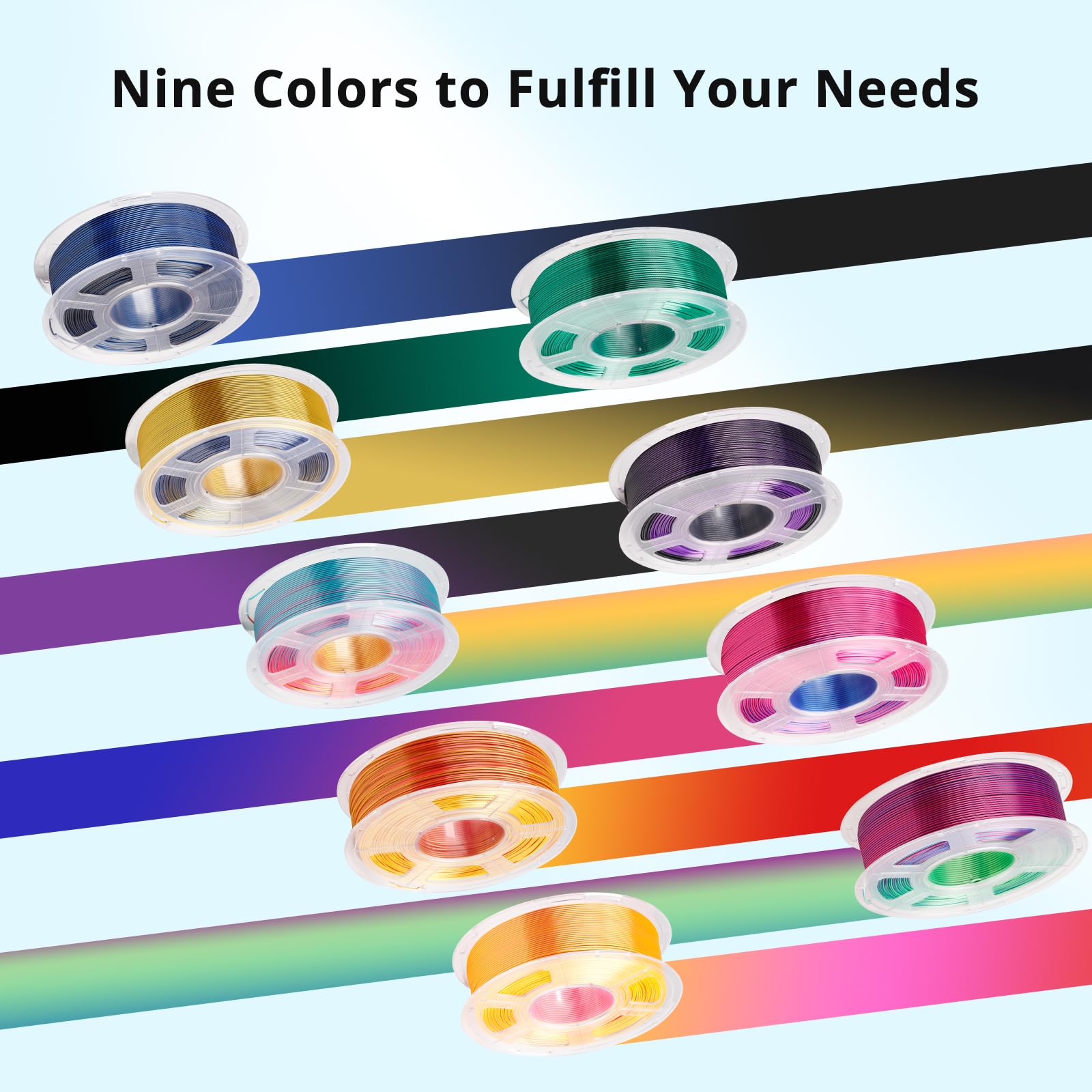 Foto 8 pulgar | Filamento Para Impresora 3d Anycubic Silk De Doble Color Pla De 1,75 Mm - Venta Internacional.