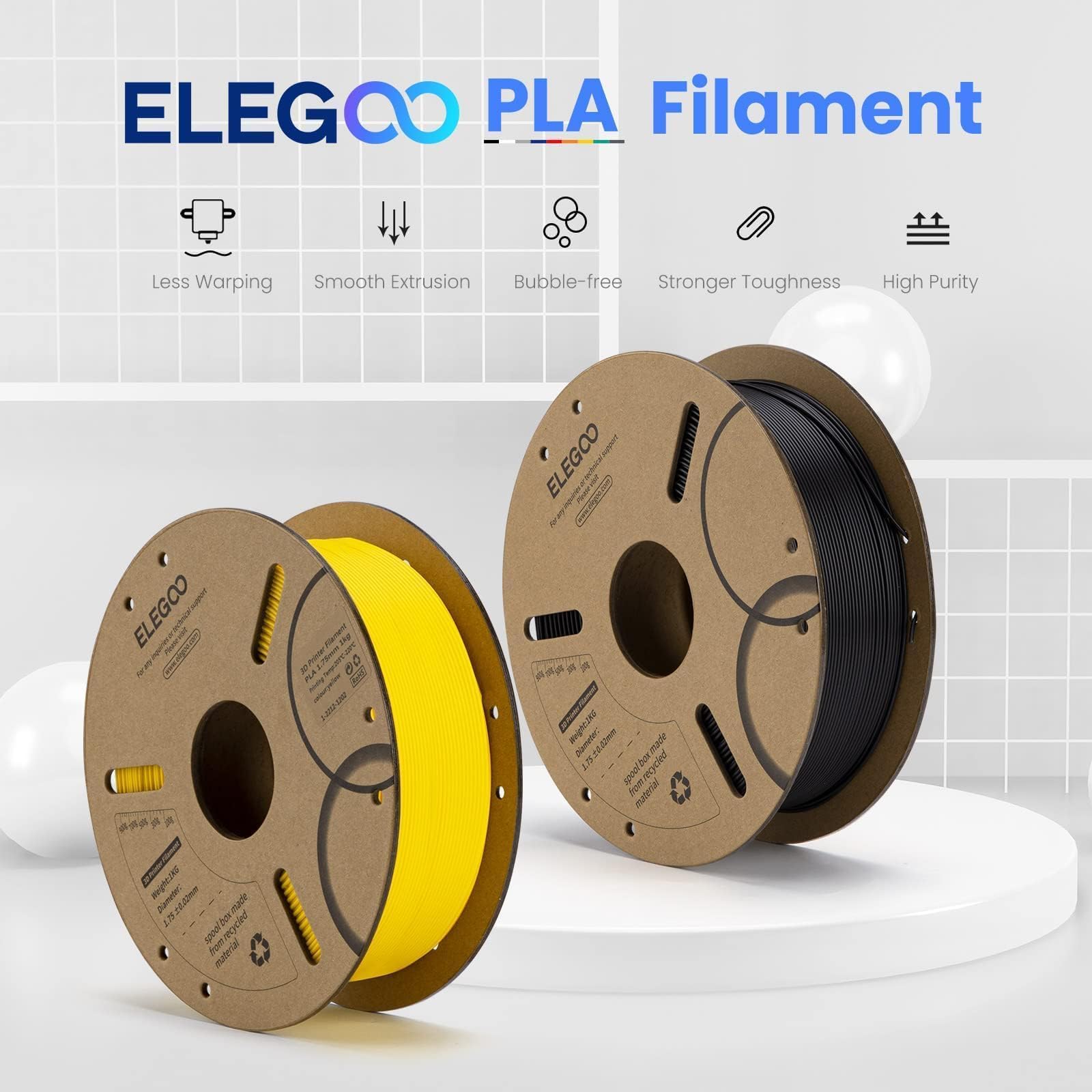 Foto 3 pulgar | Filamento Para Impresora 3d Elegoo Pla De 1,75 Mm, Color Verde Mar, 1 Kg - Venta Internacional.