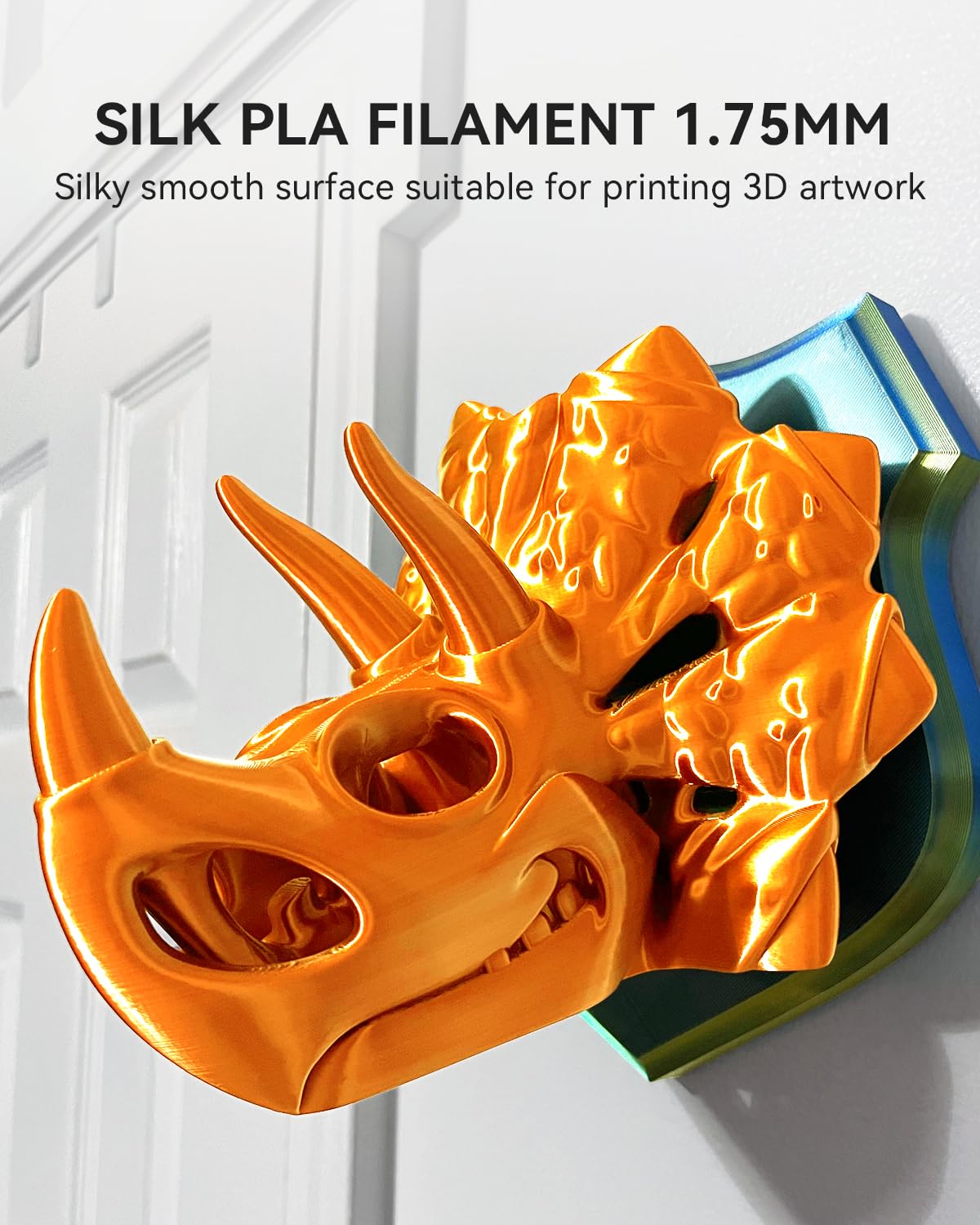 Foto 4 pulgar | Filamento Para Impresora 3d Sunlu Silk Pla, 1,75 Mm, 1 Kg, Color Gris - Venta Internacional.