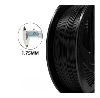 Foto 2 | Filamento De Impresora Material De Impresión 3d 1 Kg 1,75 Mm Negro Belug