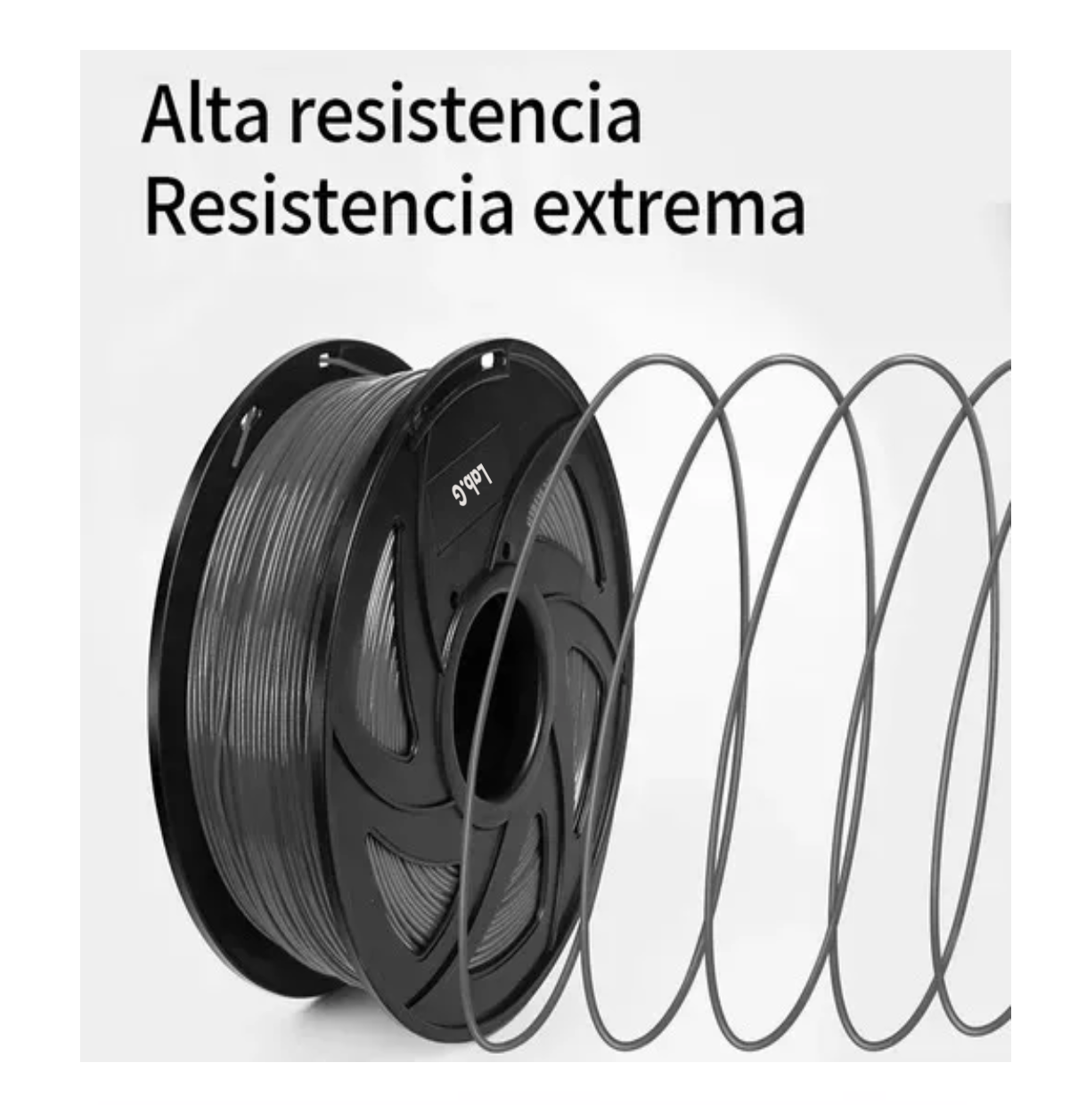 Foto 4 | Filamento De Impresora Lab.g Material De Impresión 3d 1 Kg 1,75 Mm Negro