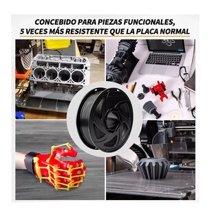 Foto 5 | Filamento Pla De 1,75 Mm, Precisión Dimensional De +/- 0,02 Negro
