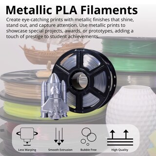 Foto 2 | Filamento Makerbot 375-0084a, Color Metalizado, Pla, 1,75 Mm, 1 Kg - Venta Internacional.
