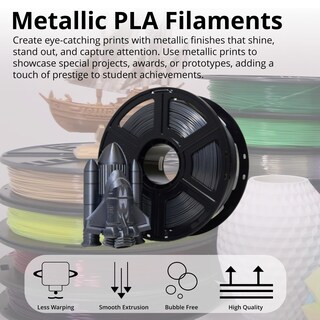 Foto 2 | Filamento Makerbot Sketch Pla Midnight Metal, 1 Kg - Venta Internacional.