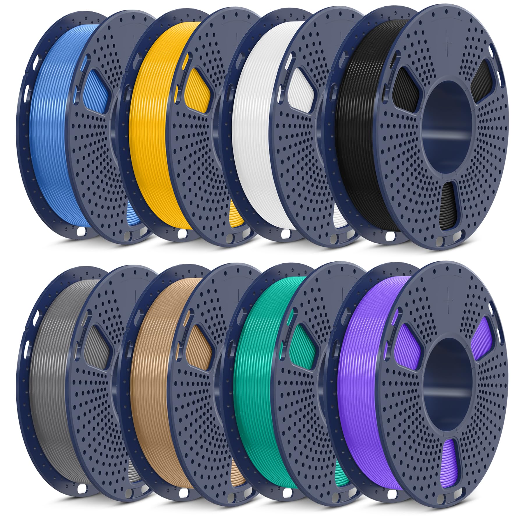 Foto 2 pulgar | Filamento Para Impresora 3d Sunlu Pla De 1,75 Mm, 250 G, 8 Rollos, Multicolor - Venta Internacional.