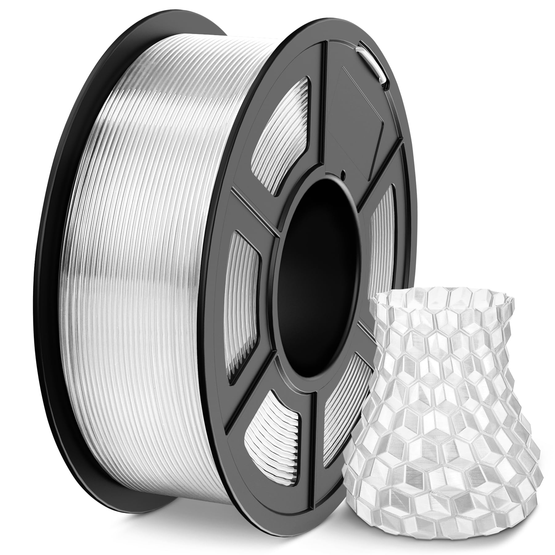 Foto 1 | Filamento Para Impresora 3d Sunlu Pla Transparente De 1,75 Mm, 1 Kg - Venta Internacional.