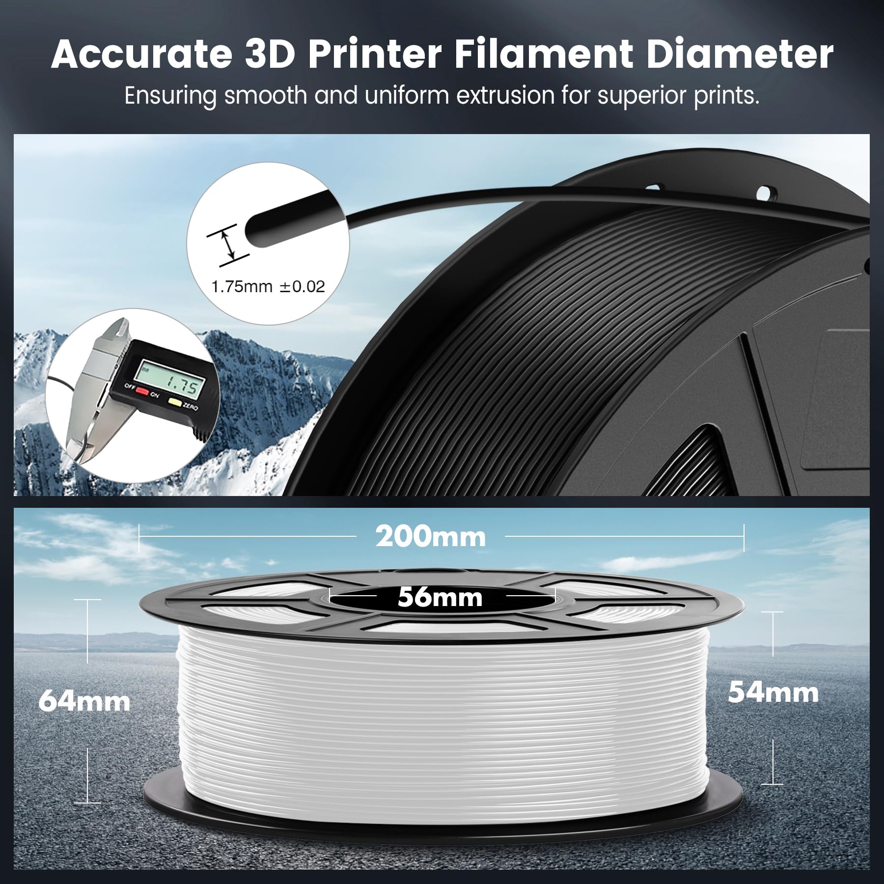 Foto 6 pulgar | Filamento Para Impresora 3d Sunlu Pla De 1,75 Mm ± 0,02 Mm, 4 Kg, Paquete De 4 - Venta Internacional.