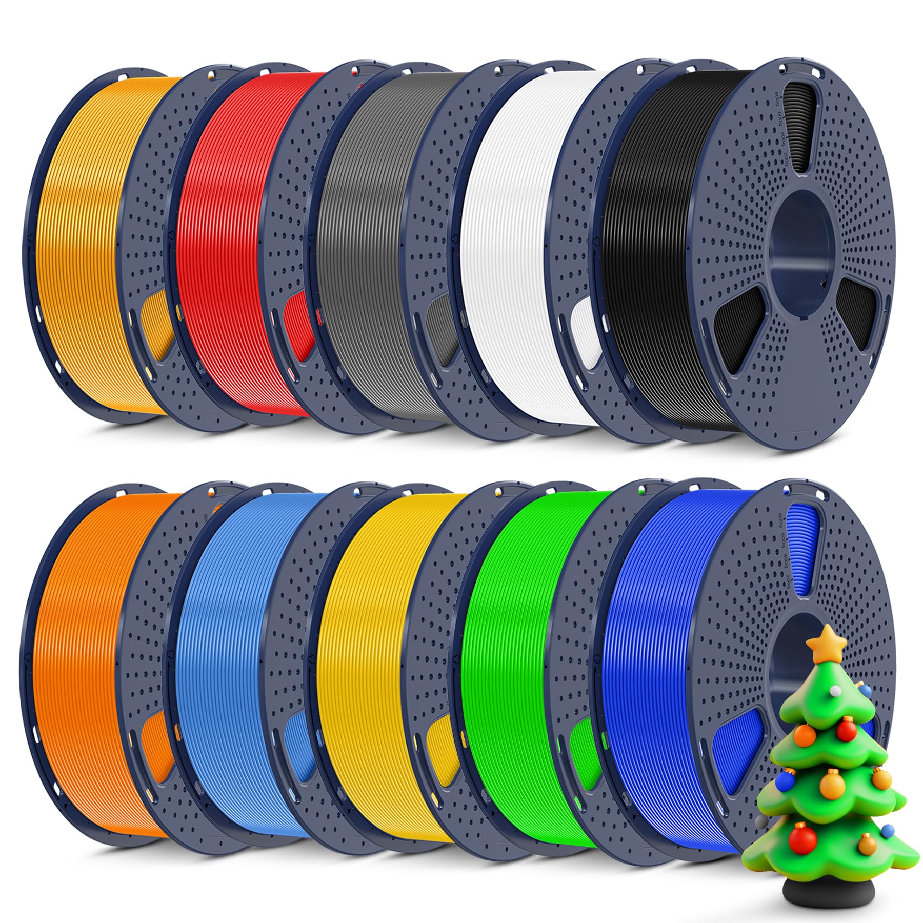 Filamento Para Impresora 3d Sunlu Pla Plus, 10 Kg, 1,75 Mm, 10 Colores - Venta Internacional.