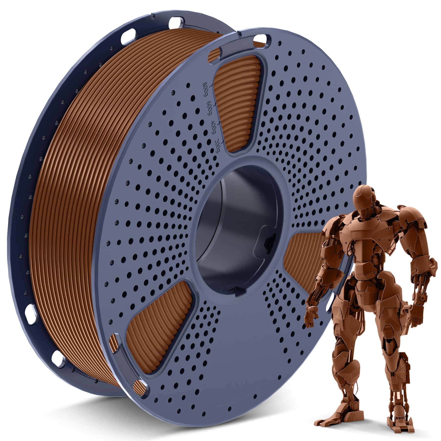 Filamento Para Impresora 3d Sunlu Pla, Bobina De 1,75 Mm Y 1 Kg (marrón) - Venta Internacional.