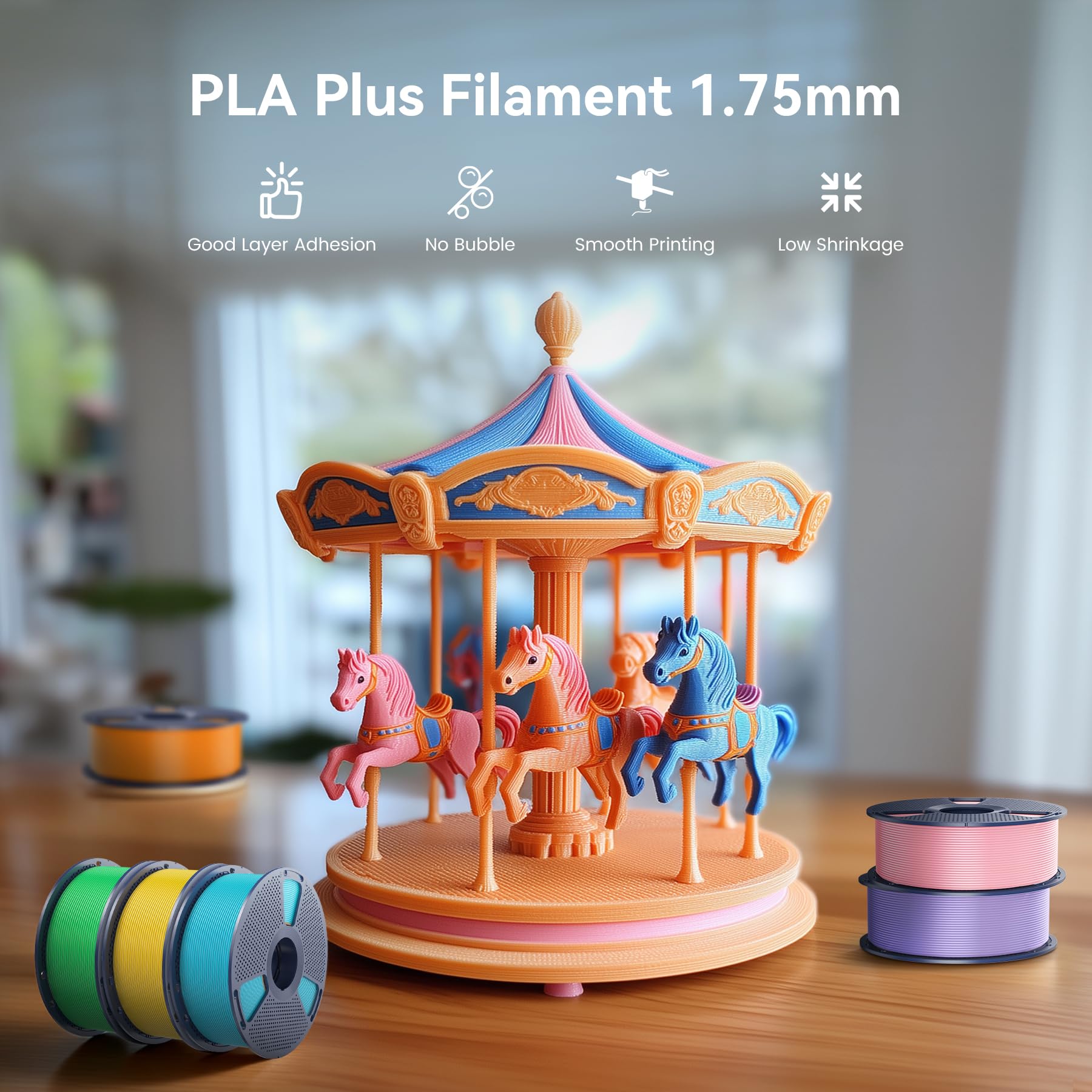 Foto 3 pulgar | Filamento Para Impresora 3d Sunlu Pla Plus De 1,75 Mm, Bobina De 1 Kg, Color Gris - Venta Internacional.