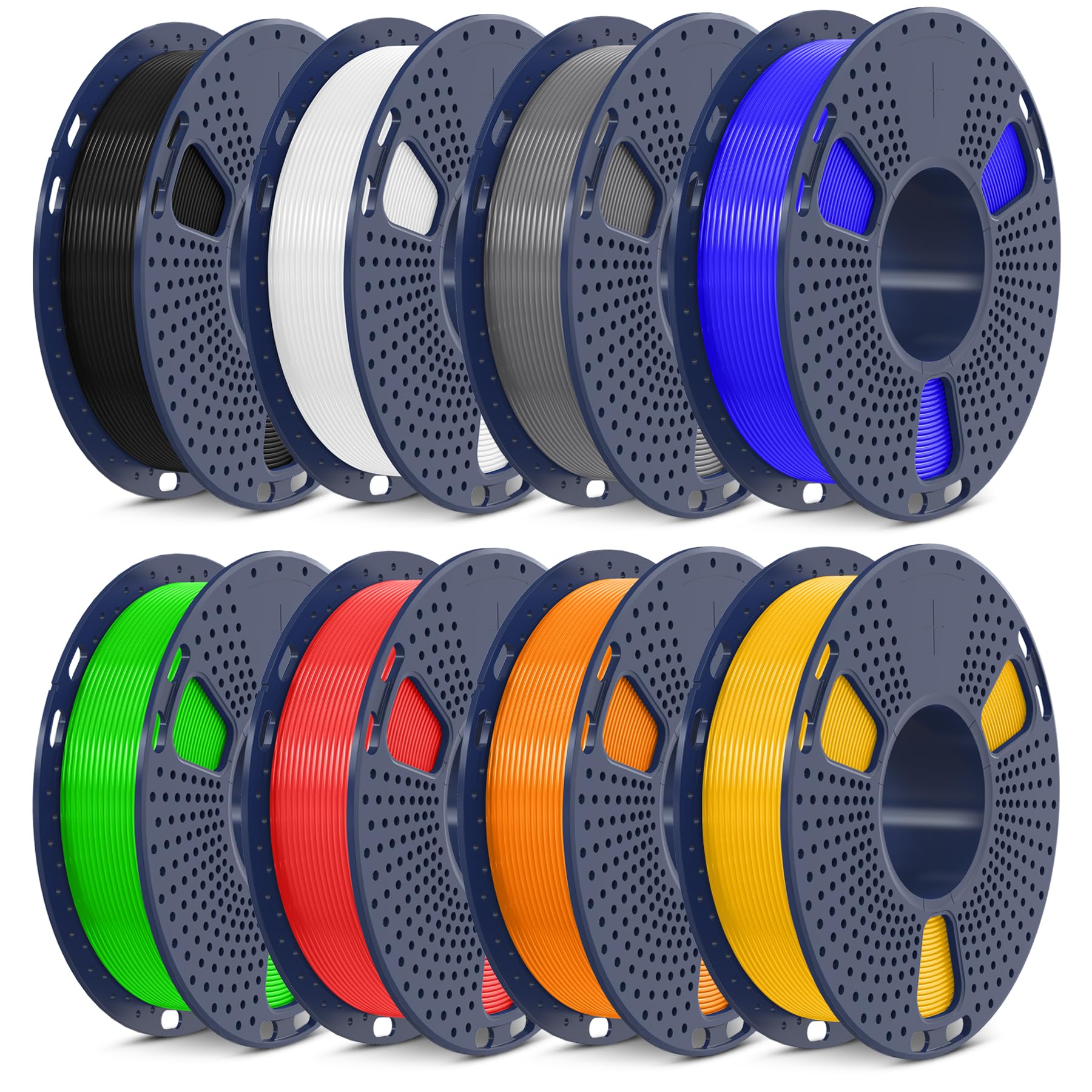 Foto 2 pulgar | Paquete De Filamentos Para Impresora 3d Sunlu Pla+ De 1,75 Mm, 2 Kg (8 X 250 G) - Venta Internacional.