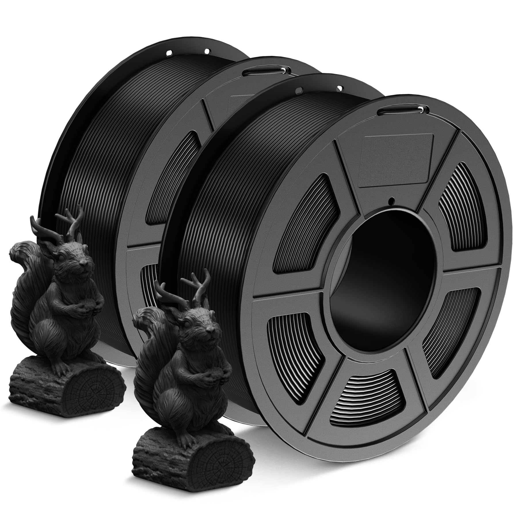 Foto 1 | Filamento Para Impresora 3d Sunlu Pla De 1,75 Mm, 2 Kg (1 Kg X 2), Negro - Venta Internacional.
