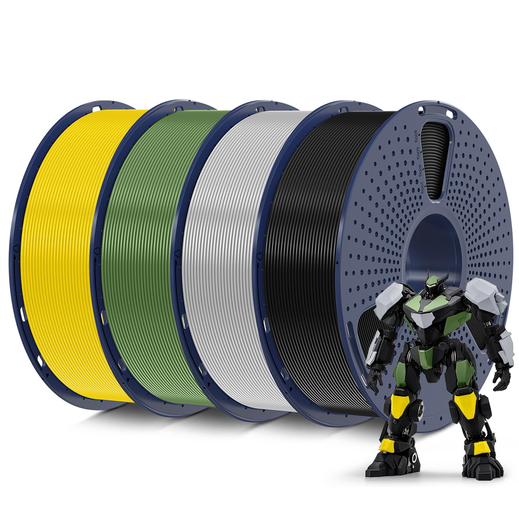 Foto 1 | Filamento Para Impresora 3d Sunlu Pla De 1,75 Mm ± 0,02 Mm, Paquete De 4 Kg - Venta Internacional.