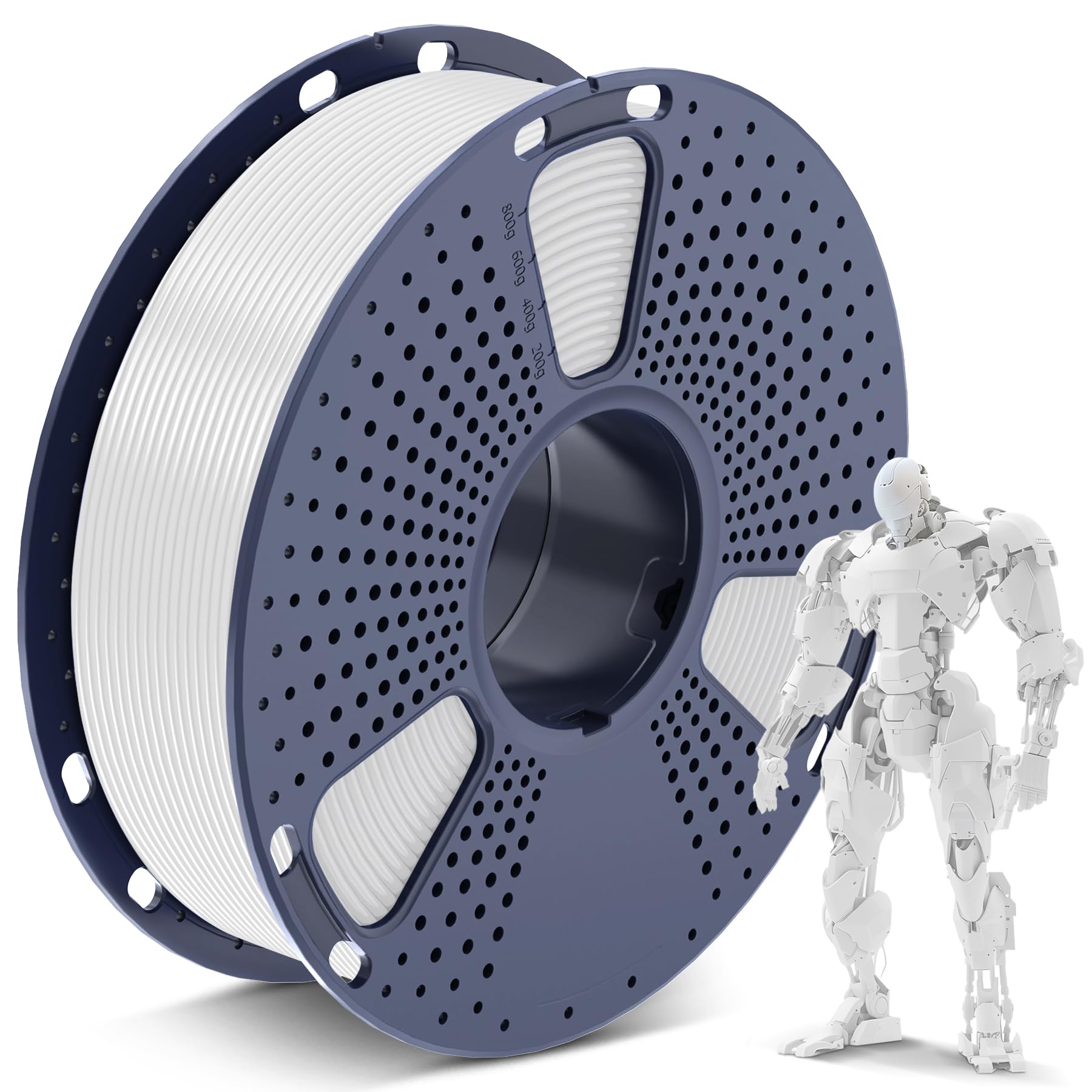 Foto 1 | Filamento Para Impresora 3d Sunlu Pla De 1,75 Mm, Bobina De 1 Kg, Blanco - Venta Internacional.